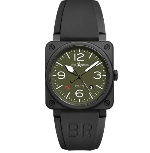 Replica Bell and Ross br0392 Watch BR 03-92 MILITARY TYPE BR0392-MIL-CE